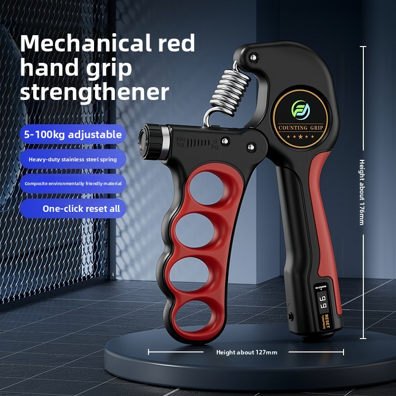 Red [mechanical-counting] ring grip