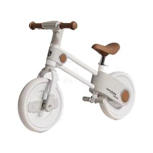 Squirrelbaby Kids <b>Balance</b> <b>Bike</b> 12 In No Pedal Aluminum Alloy Wheel Khaki Green Pink For 2-4 Year Old Children - Product Image 3