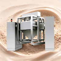 Agitateur conique carré pour poudre sèche, capacité 1000L, en acier inoxydable SUS304, avec moteur, pour produits chimiques/plastiques/transformations alimentaires
