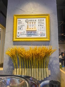 Tai gạo tự nhiên, hoa khô, gạo, tai lúa mì, lúa miến, trang trại vui vẻ, trang trí mẫu giáo, Mặt dây chuyền sân - Product Image 4