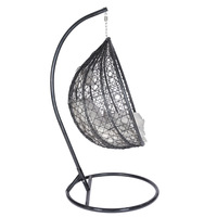 2026 Hitree Vente Chaude Moderne Rotin Panier Oeuf Chaise En Plein Air Villa Gym Balcon Suspendu Balançoire Chaise