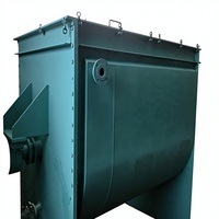 Mélangeur à ruban hélicoïdal double horizontal avec moteur à induction en acier inoxydable SUS304, haute capacité pour les applications chimiques