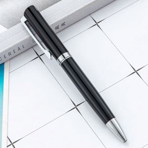 Wholesale 1.0Mm Business Metal Ballpoint Custom Logo Black Twist-Action Hotel Promotional Advertising Gift <b>Pen</b> - Product Image 4