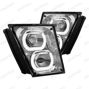 Chrome LED Performance Fog Light Lamp Set for Volvo VNL VNM Truck