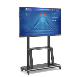 New Touch Screen Interactive Whiteboard 55/65/75/85 Inch 4K 20-Point Touch Smart Board School Office Android/Windows OS 4mm - Product Image 1