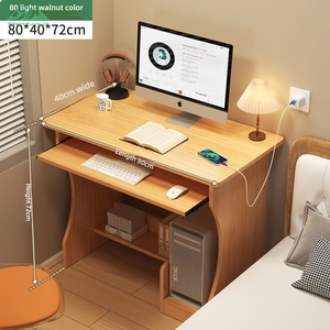 <span class=keywords><strong>Bureau</strong></span> d'angle moderne en L Wayon <span class=keywords><strong>avec</strong></span> <span class=keywords><strong>étagère</strong></span> et support pour ordinateur, poste de travail en bois pour <span class=keywords><strong>bureau</strong></span> à domicile et configuration de jeu - Product Image 5