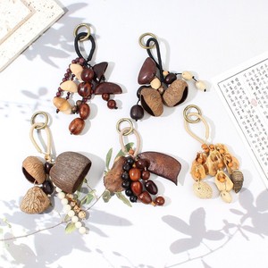 จี้กระดิ่งลมเปลือกหอยธรรมชาติทำมือตกแต่งด้วยเสียงระฆังการบำบัดแขวนพืชผลไม้แขวนกระเป๋าเครื่อง<span class=keywords><strong>ประดับ</strong></span>รถ - Product Image 1