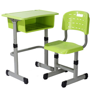 Lin Ying Adjustable School <b>Desk</b> Chair <b>Set</b> XY-03250 Height Adjustable For Primary Secondary Students Modern Minimalist Style - Product Image 2