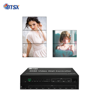 Controlador de Video Wall Bitvisus 4K60, 2 Entradas y 6 Salidas para DP HDCP 2.2, Construcción Metálica, Conmutación sin Interrupciones para 2x3, 3x2, 2x2
