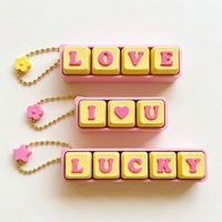 Porte-clés clavier 3D imprimé - Jouet anti-stress avec personnalisation des lettres - Pendentif porte-clés