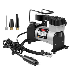 Car Single Cylinder Air <b>Pump</b> 12V 80Psi Automatic Shut Off Tire Inflator For Vehicle Use - Product Image 2