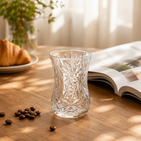 Mug en verre au design moderne pour café, lait, thé et céréales de petit-déjeuner - Compatible micro-ondes et lave-vaisselle, idéal pour les étudiants