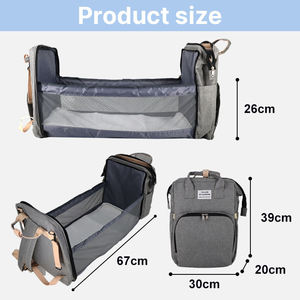 Bolsa de Viaje Tipo Momia de Gran Capacidad, <span class=keywords><strong>Mochila</strong></span> Impermeable de Oxford para Bebés - Product Image 2