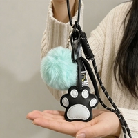 Gantungan Kunci Bola Bulu Kucing Lucu, Liontin Tas, Gantungan Kunci Grosir, Hadiah Kecil Custom Grosir, Gantungan Kunci Grosir