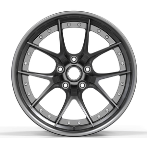 Venta Caliente de Fábrica: Llantas Forjadas de 2 Piezas en Color Gunmetal, 18 19 20 22 23 24 Pulgadas, para Autos de Carreras, 5*112 5*120 5*114.3 para F20 E82 E90 F80 - Product Image 2