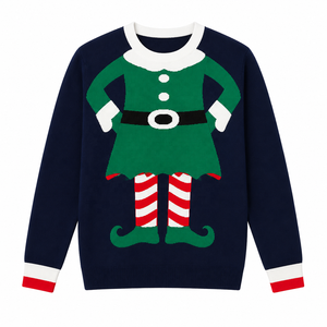 <span class=keywords><strong>Pull</strong></span> de Noël <span class=keywords><strong>moche</strong></span> personnalisé de haute qualité, imprimé en 3D, pour couple, motif Père Noël amusant, vente en gros - Product Image 1