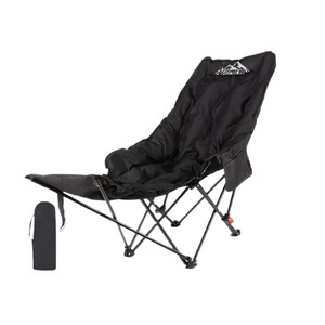 <b>Moon</b> <b>Chair</b> Portable Folding With Footrest And Quilted Padding Three Position Adjustable For Outdoor Camping And Office Naps - Product Image 4