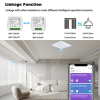 Module d'interrupteur intelligent Tuya WiFi Zigbee pour rideaux, stores et moteurs de volets roulants, contrôle par application, compatible avec Alexa, Google Home et Smart Life