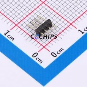A127UP-ZD04P Pin Header Through hole Component (THT),P=1.27mm Connector 1x4P 1.27mm Pin Header Single Row - Product Image 1