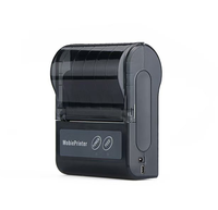 Imprimante thermique de reçus portable mini USB+ 2 pouces d'occasion pas chère, 203 dpi, batterie 1200 mAh, compatible avec les smartphones Android/iOS