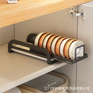 Égouttoir à vaisselle à plusieurs niveaux Najie pour porte d'armoire, panier coulissant, nettoyage facile, multifonctionnel, type rectangulaire sur pied - Product Image 5