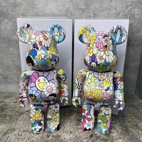 Sculpture d'ours violente faite à la main en résine, personnalisée de haute qualité 28CM 400% Statue