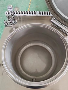 Venta al por mayor de acero inoxidable con camisa de gas olla hirviendo olla nuevo producto 100-150L hervidor equipo de caldera para panadería - Product Image 3