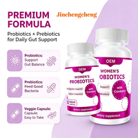 Capsules de Probiotiques pour Femmes, Approvisionnement Direct Usine OEM, avec Impression Personnalisée du Logo et de l'Étiquette pour le Soutien de la Santé Émotionnelle