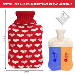 <span class=keywords><strong>Bolsa</strong></span> de <span class=keywords><strong>Agua</strong></span> <span class=keywords><strong>Caliente</strong></span> de Goma de Alta Calidad con Funda Tejida Extraíble, Venta Directa de Fábrica - Product Image 2