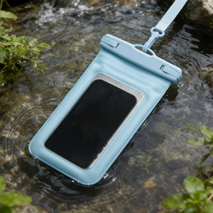 Étui de téléphone flottant étanche IPX8 en gros, pochette transparente anti-perte en TPU flottante et étanche - Product Image 1