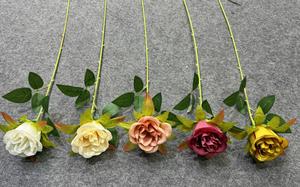 Roses artificielles réalistes en soie pour décorations de mariage, centres de table, fleurs murales, remise de diplômes, Noël, Nouvel An chinois ZR1441 - Product Image 5