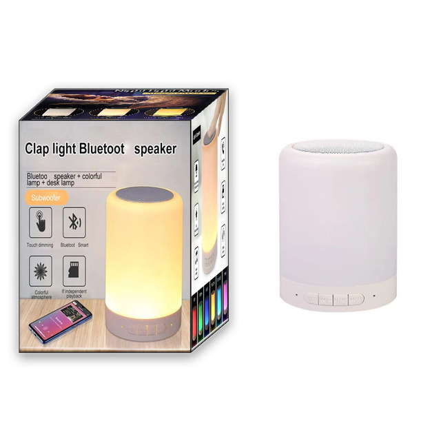 New Gift Box BT Wireless Smart Portable Touch Control Lamp Speaker Music Player Mini LED Music Audio