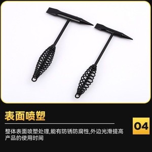 Spring welding slag hammer anti-rust hammer derusting hammer pointed hammer safety hammer 300g500g derusting artifact - Product Image 1