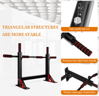 Barre de traction multifonctionnelle en acier inoxydable pour la musculation à domicile, barre de traction murale multi-prise pour entraînement de force, capacité 250 lb