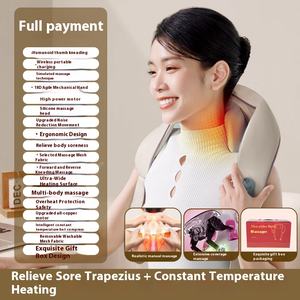 2025 Hot Selling 6D Kneten Finger druck Nacken-und Schulter massage gerät mit Wärme und vielseitigem Komfort zubehör - Product Image 3