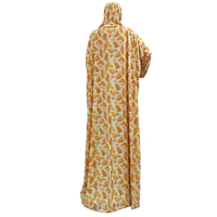 1 Pièce Abaya à Capuche pour Femmes Musulmanes, Robe Djellaba de Prière Grande Taille, Kaftan Vêtement Islamique Long Khimar d'Arabie