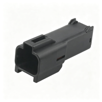 Connecteur Automobile Étanche 1 Broche MG643800-5, Fiche Mâle avec Joint en Caoutchouc Scellé, Remplacement pour Faisceau de Câbles MG613801-5