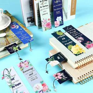 Bibbia versi segnalibri con crocifisso scrittura cristiana segnalibri segnalibri preghiera religiosa citazione ispiratrice biblica - Product Image 3