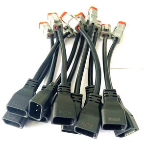 kundenspezifisch deutsch dt serie 2/4/6 nadel wasserdichter verbinder übergeformte kabelbaugruppe led licht drahtgurt für auto/ lkw/boot - Product Image 4