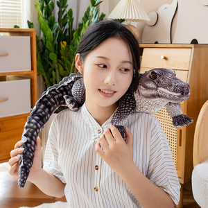 Xuyên biên giới cá sấu búp bê sang trọng Đồ chơi thêu căng thẳng cứu trợ trang trí nhà PP bông đầy vườn thú lưu niệm quà tặng trẻ em - Product Image 3