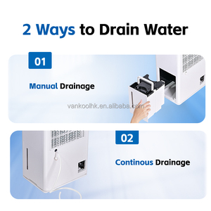 Nhỏ điện 40-60l/ngày xách tay máy hút ẩm với R290 lạnh & LED hiển thị bể nước máy nén Máy hút ẩm - Product Image 2