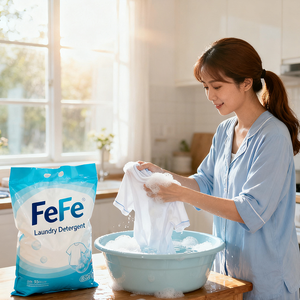 Nhà Máy Giá Tốt Nhất Chanh Hương Thơm Bột Giặt Chất Tẩy Rửa Thiết Kế Miễn Phí Cung cấp Giặt Xà Phòng Bột Cho Quần Áo Chất Tẩy Rửa Túi - Product Image 2