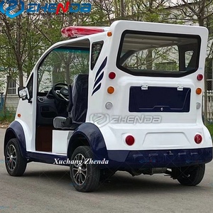 Vente directe d'usine, voiture de patrouille électrique, voiture de patrouille scolaire avec lumière d'avertissement et interphone avec mégaphone - Product Image 2