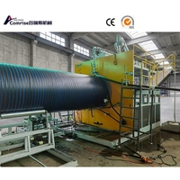 Nouvelle ligne d'extrusion de tuyaux en spirale à paroi creuse pour usine en climat chaud