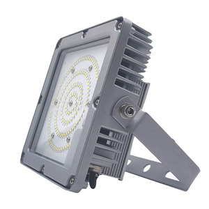 NFC9192 50W Projecteur LED de plateforme, boîtier tout aluminium, alimentation intégrée, rectangulaire, blanc pur, 70 puces LED, usage industriel - Product Image 1
