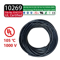 Cable Electrónico de PVC UL10269 105c 1000V AWM 10629 para Transformadores, Lámparas, Vehículos, Equipos de Almacenamiento de Energía, Cableado Interno