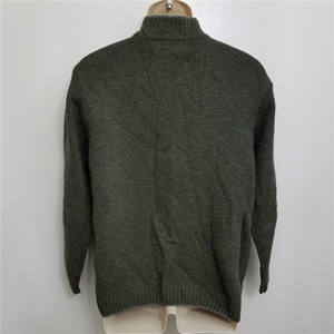 <span class=keywords><strong>Cardigan</strong></span> da <span class=keywords><strong>Uomo</strong></span> in Maglia di Lana Spessa 100% Cashmere Personalizzato <span class=keywords><strong>con</strong></span> Zip e Colletto Casual Autunnale - Product Image 5