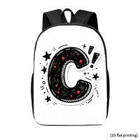 Sac à dos monocouche coloré avec fermeture éclair 3D motif dessin animé numéro 67 pour garçons et filles, capacité 20-35L, meilleur cadeau