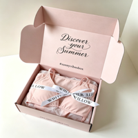 Maillots de bain, emballage personnalisé pour le commerce électronique, boîte à lettres en carton ondulé E Flute, emballage personnalisé