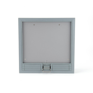 Prise de sol Sika MT-01, 1 prise, 10A, 230V, norme américaine, encastrée, acier inoxydable, argent, étanche, pour la maison et le bureau - Product Image 1